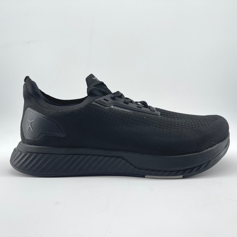 Flux Adapt Runner Waterproof Triple Black Mens 10.5 Womens 12 Zero Drop Shoes